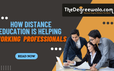 How Distance Education Is Helping Working Professionals?